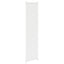 Plisserede blinde 40x200 cm hvid
