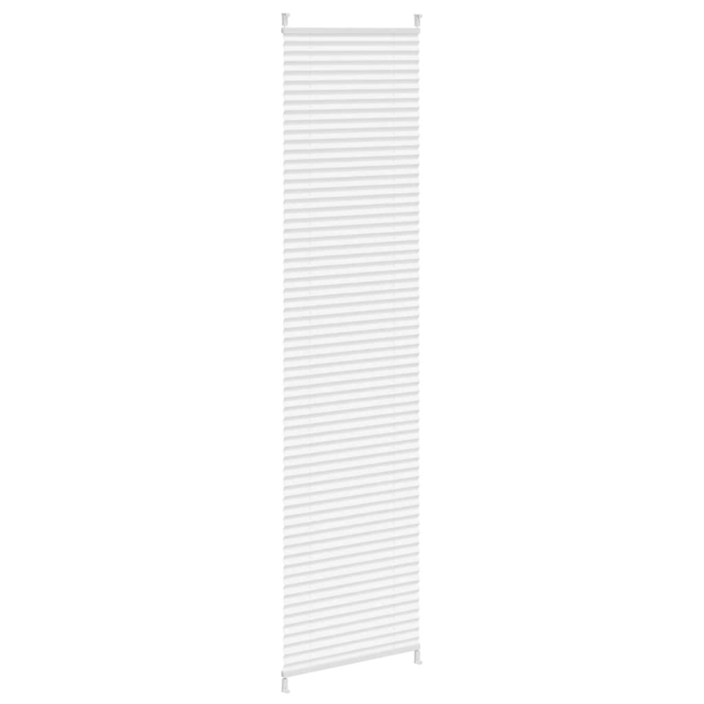Plisserede blinde 40x200 cm hvid
