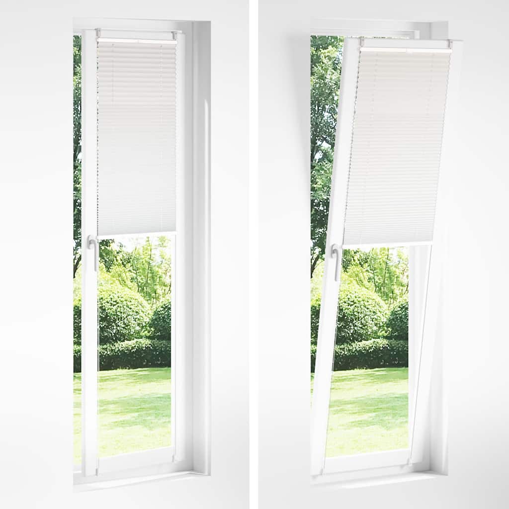 Plisserede blinde 40x200 cm hvid