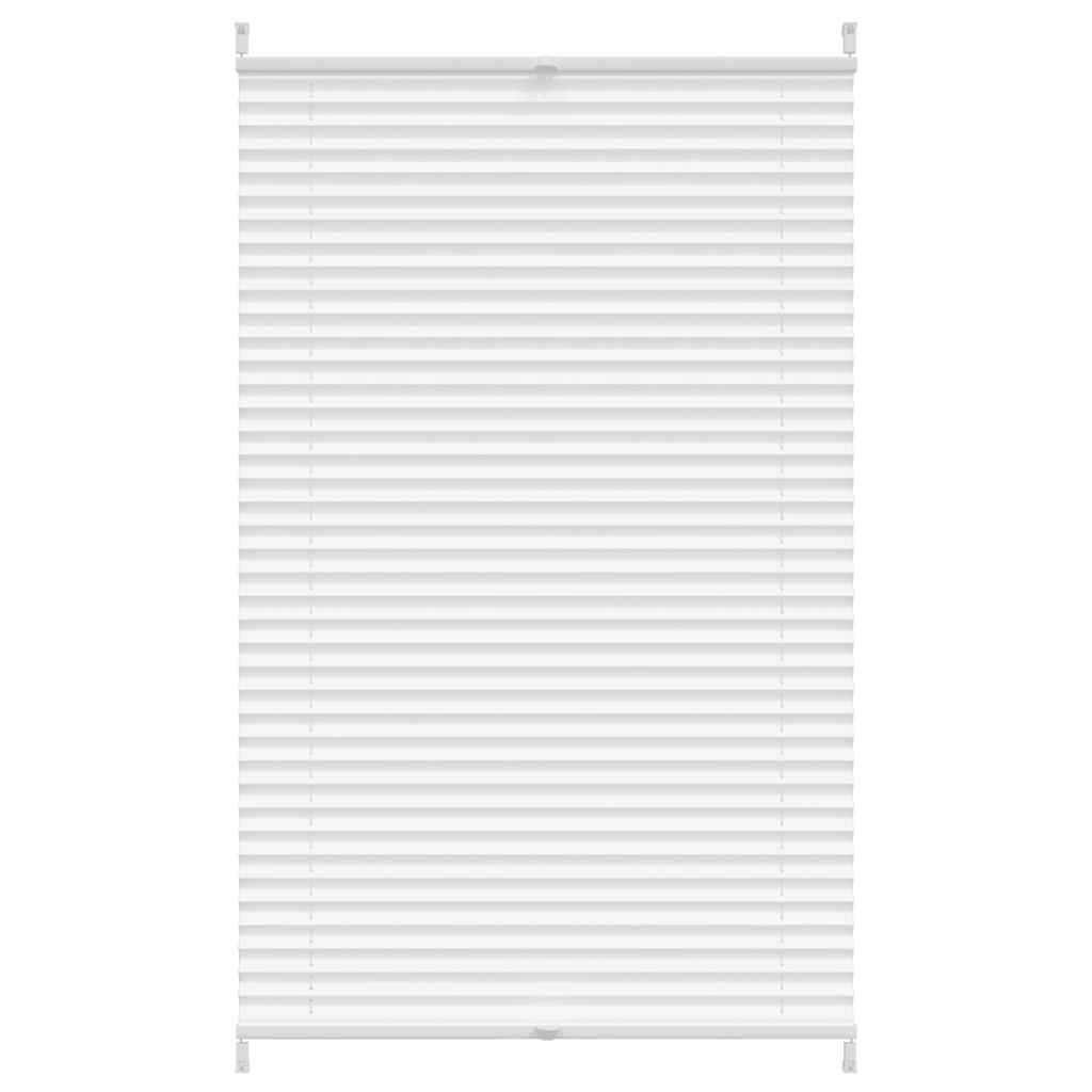 Plisserede blinde 70x125 cm hvid