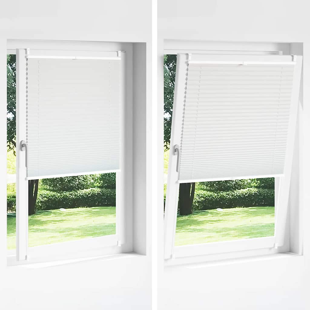 Plisserede blinde 90x150 cm hvid