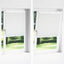 Plisseret blind 100x125 cm hvid