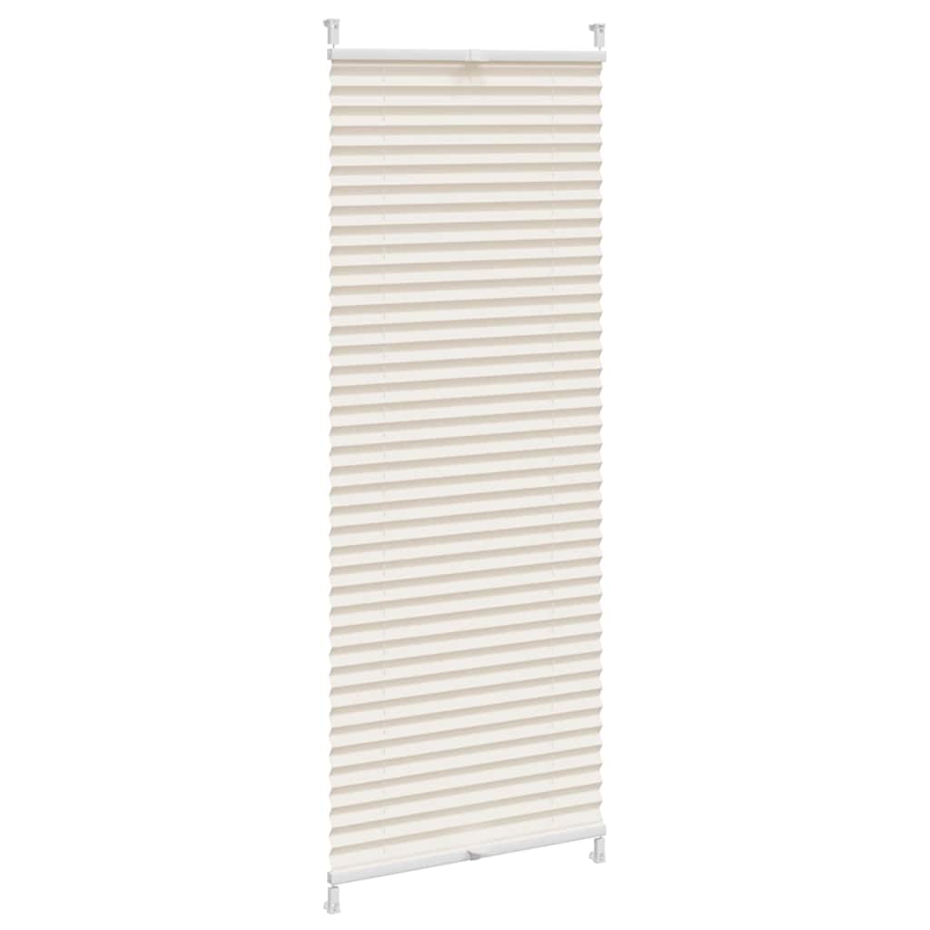 Plisseret blind 50x100 cm creme