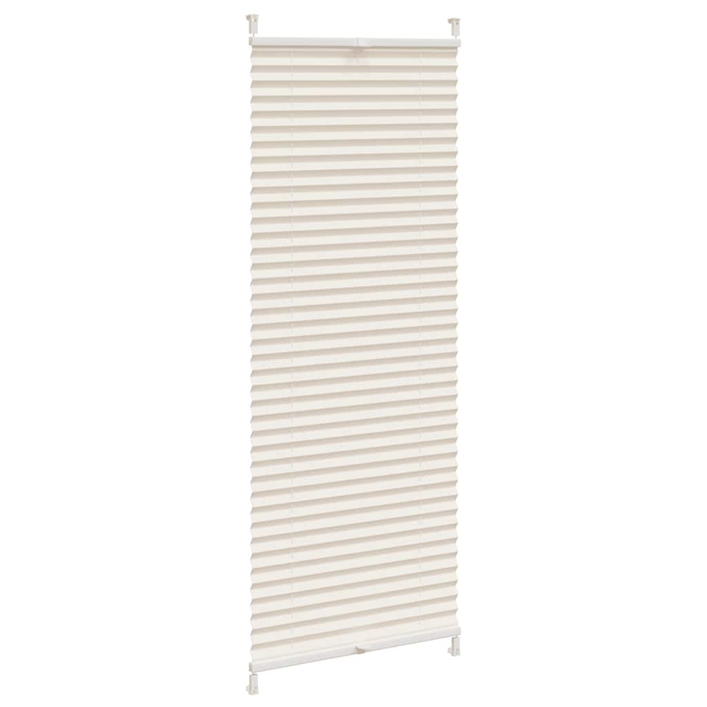 Plisseret blind 60x100 cm creme