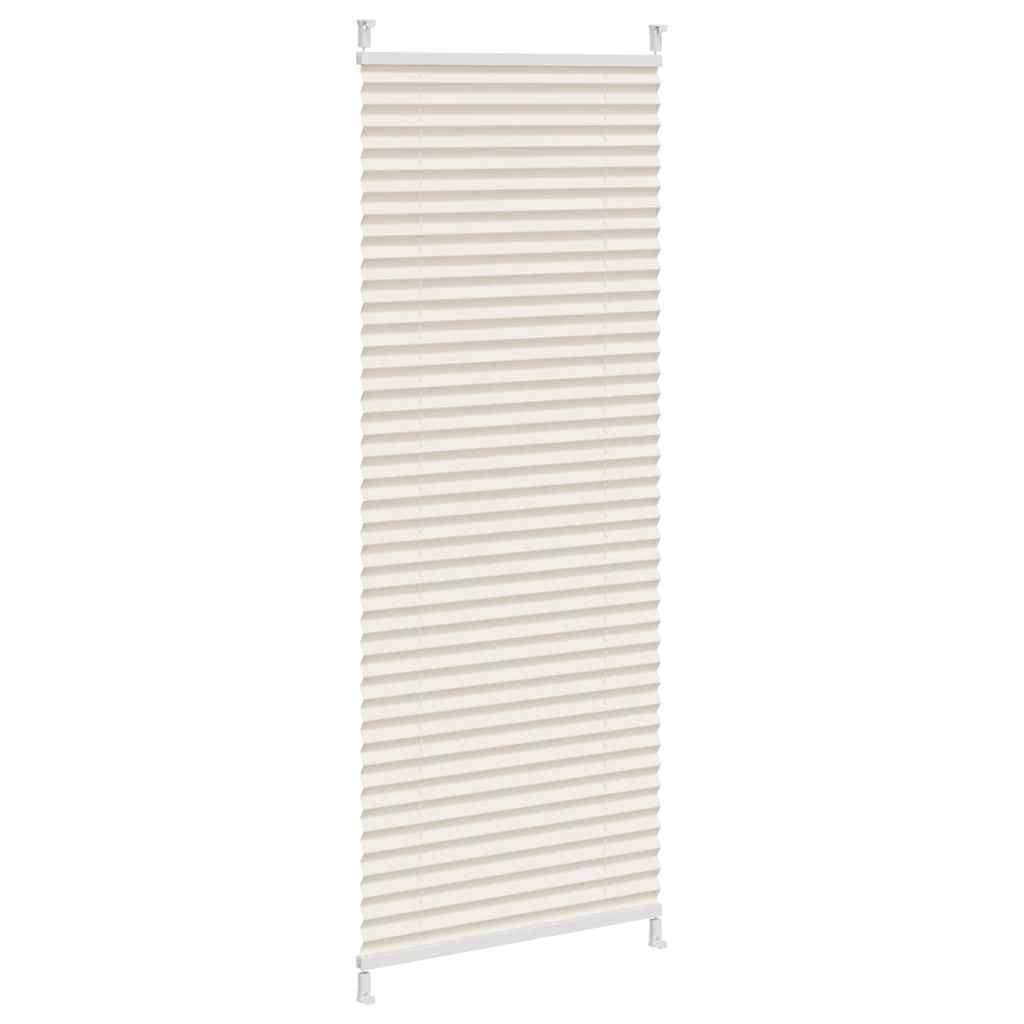 Plisseret blind 60x125 cm creme
