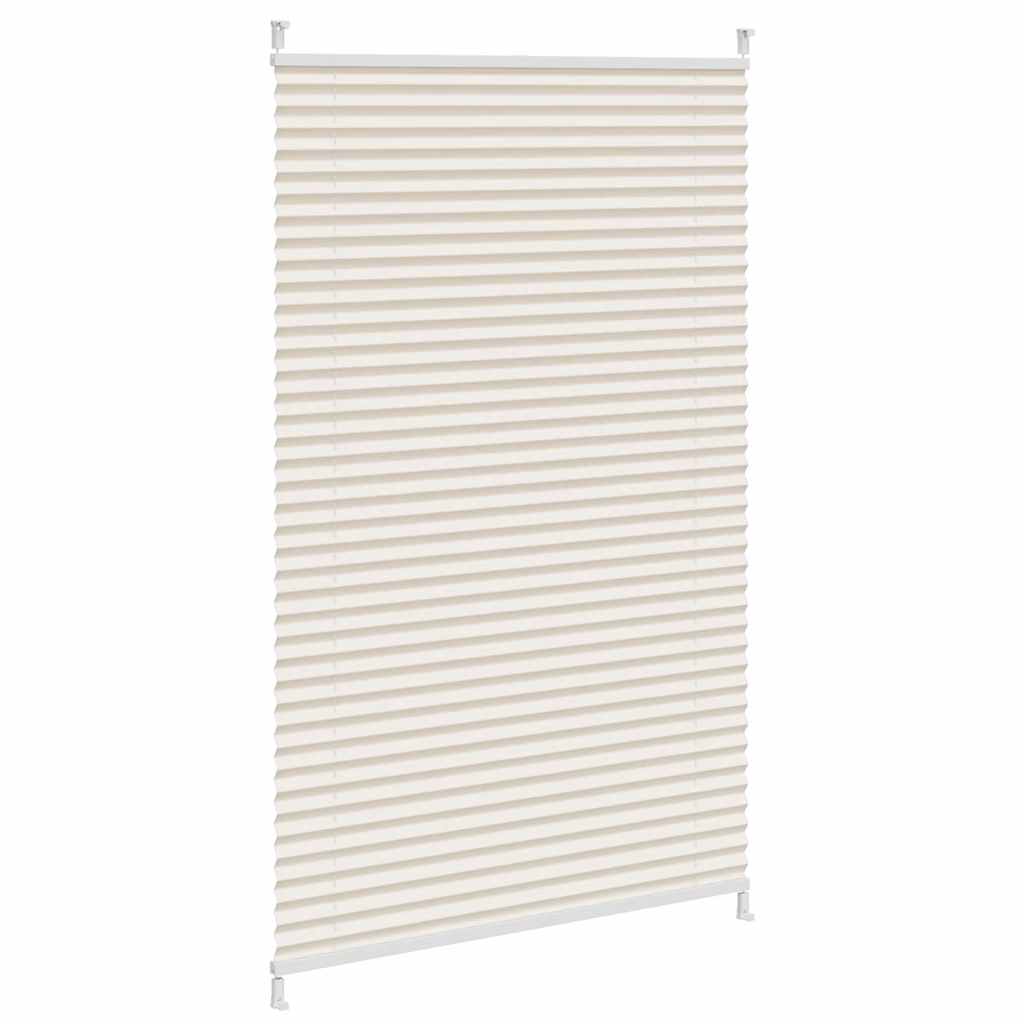 Plisseret blind 70x150 cm creme