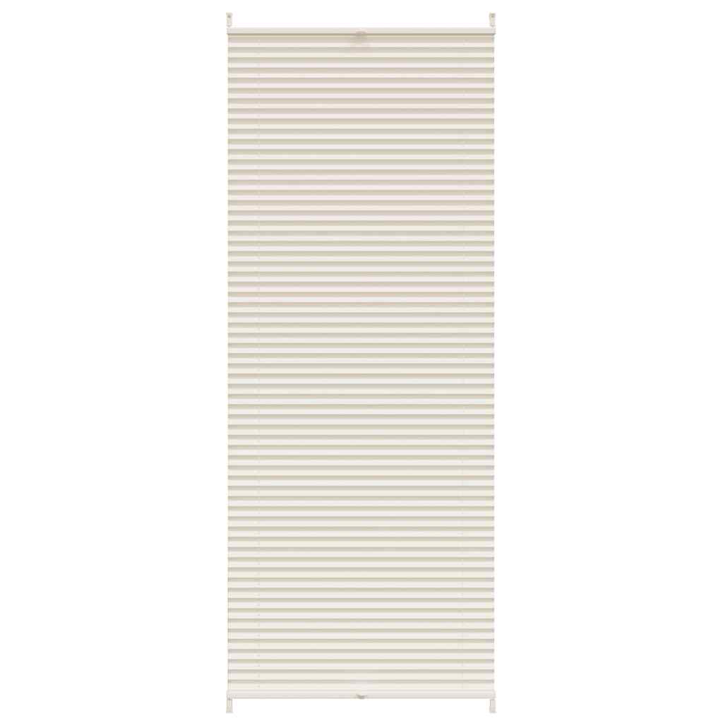 Plisseret blind 70x200 cm creme