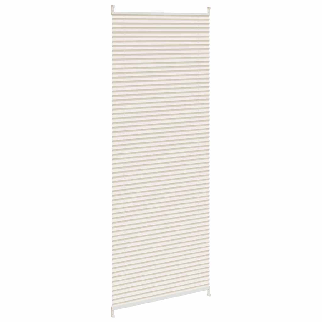 Plisseret blind 70x200 cm creme