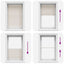 Plisseret blind 80x100 cm creme