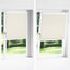 Plisseret blind 80x100 cm creme