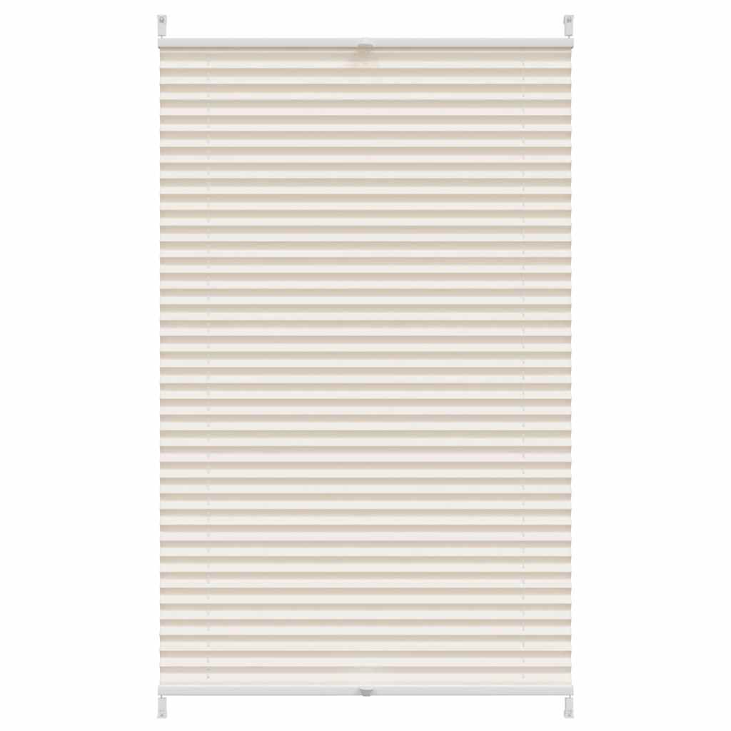 Plisseret blind 80x150 cm creme