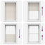 Plisseret blind 80x150 cm creme