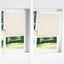 Plisseret blind 80x150 cm creme