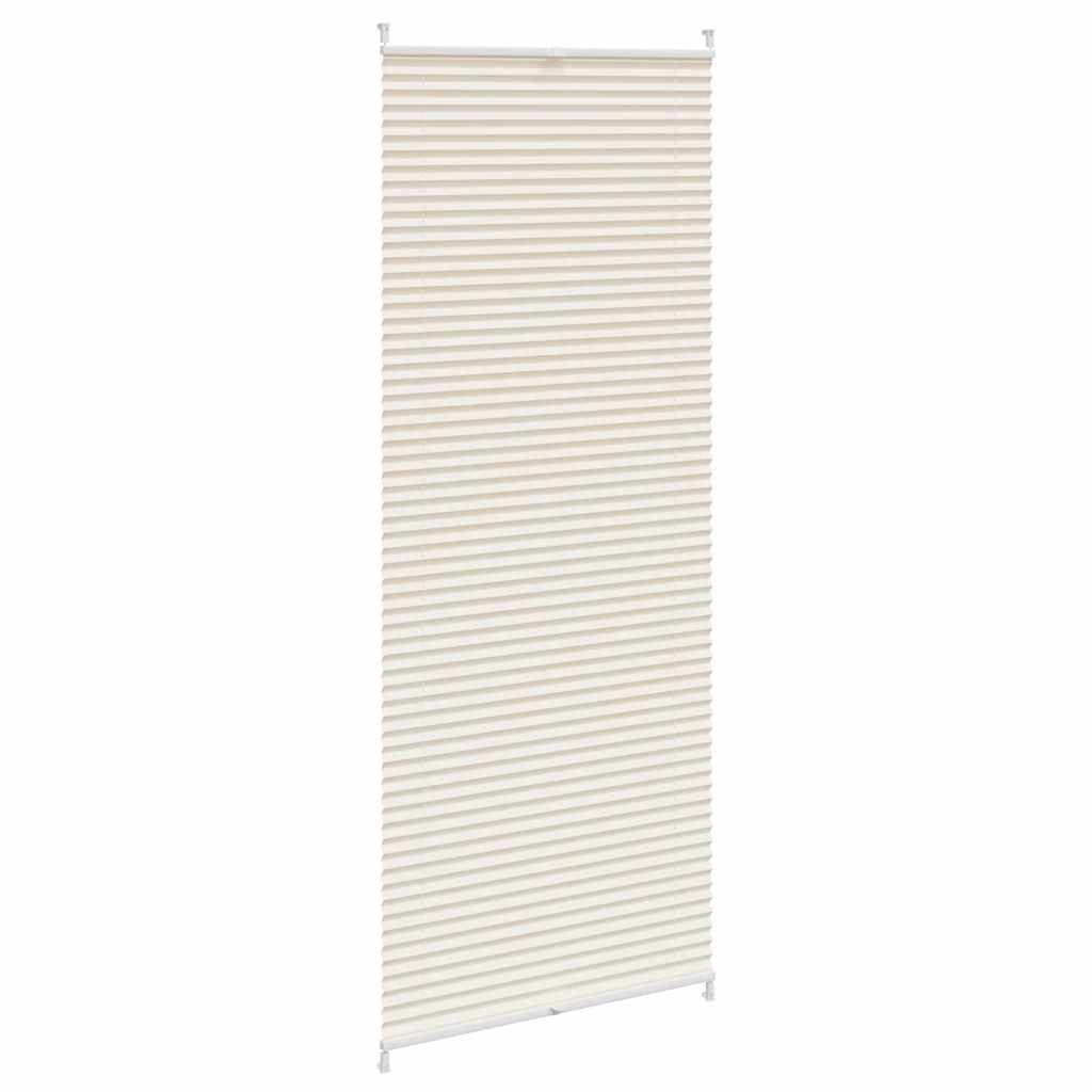 Plisseret blind 90x200 cm creme