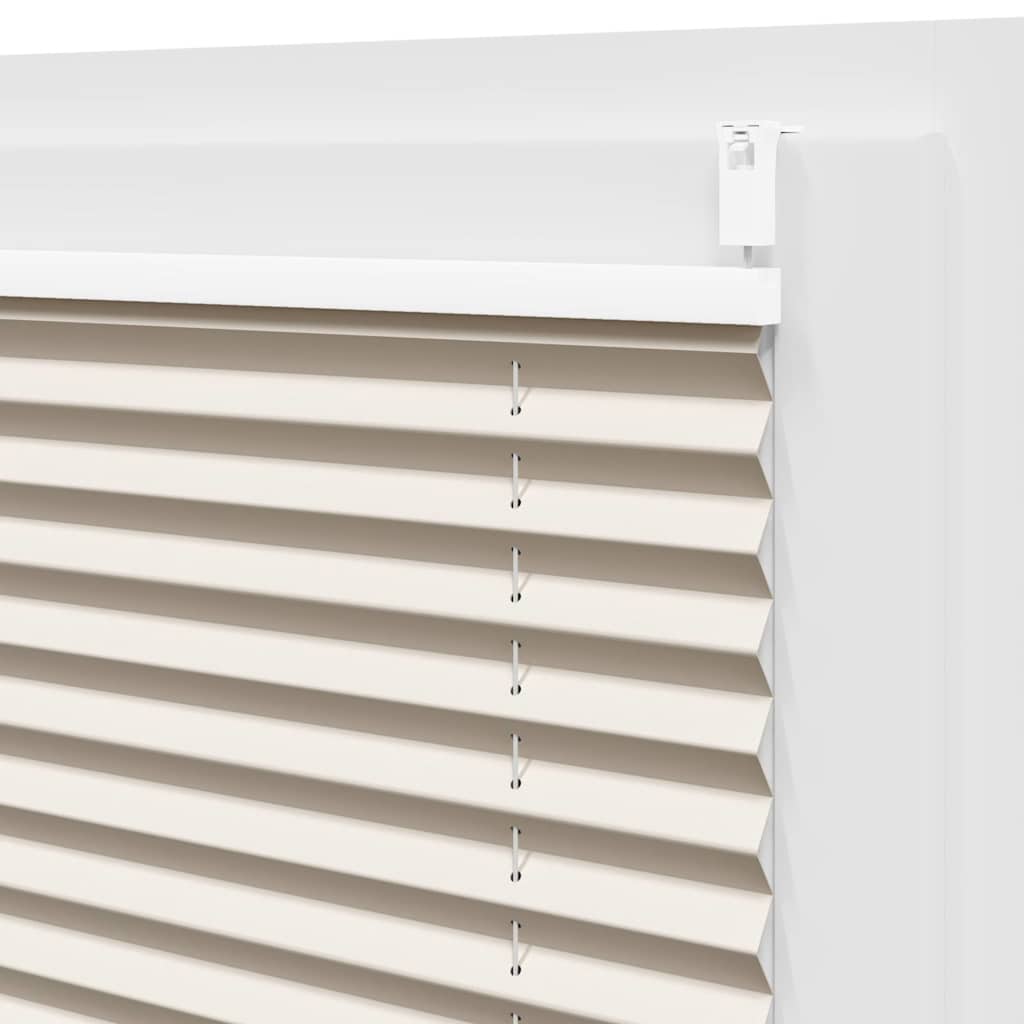 Plisseret blind 90x200 cm creme