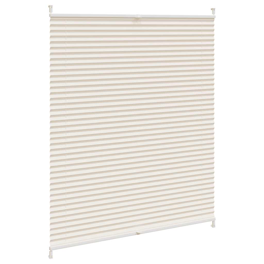 Plisseret blind 100x150 cm creme