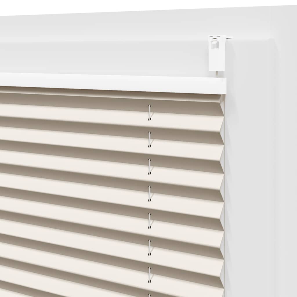 Plisseret blind 100x150 cm creme