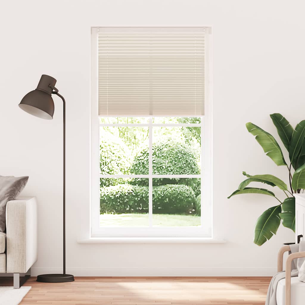 Plisseret blind 100x200 cm creme