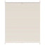 Plisseret blind 110x125 cm creme