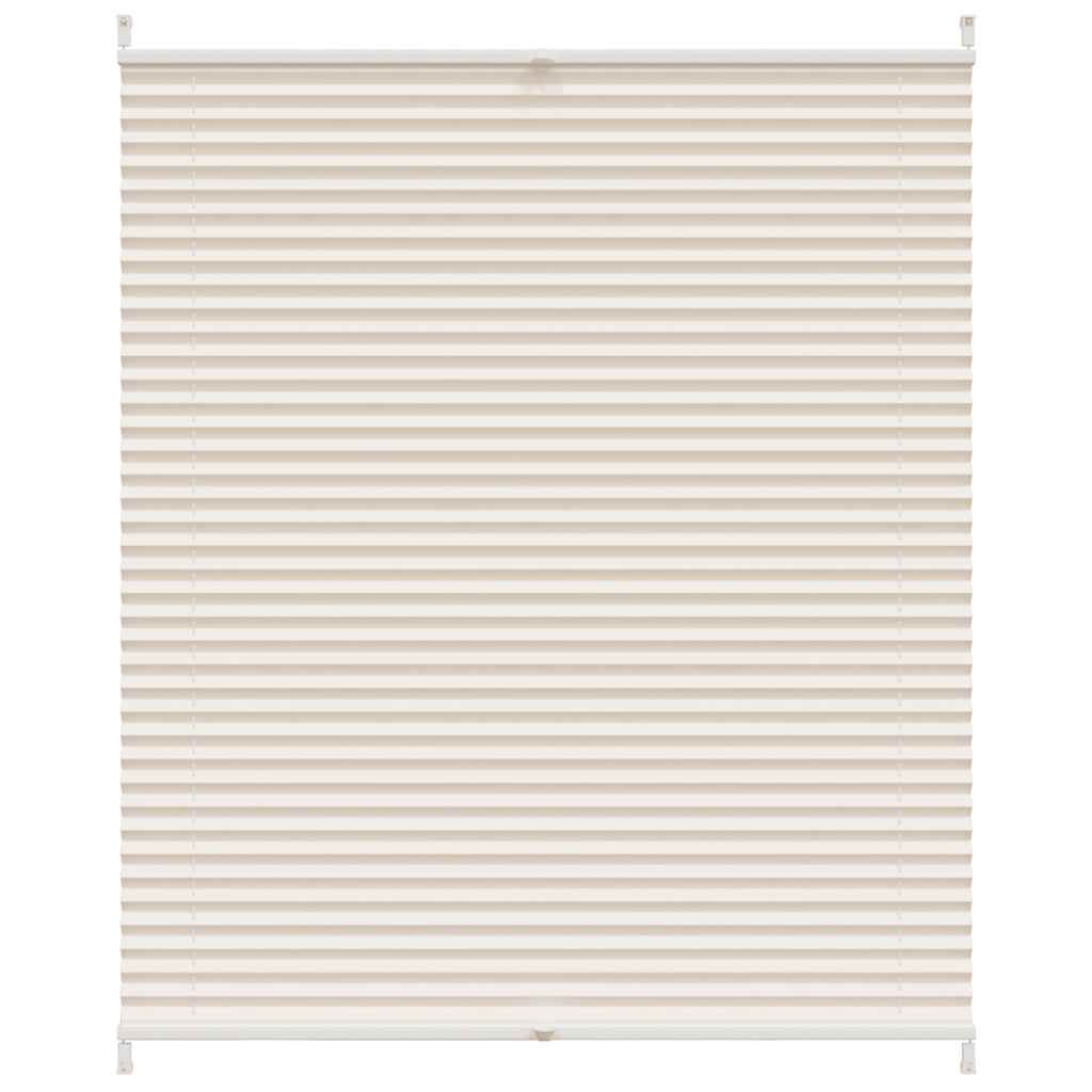 Plisseret blind 110x125 cm creme
