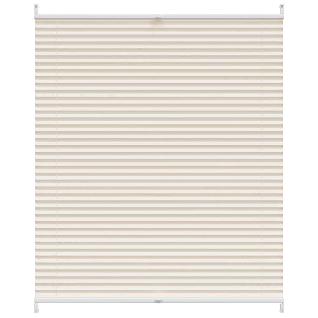 Plisseret blind 110x150 cm creme
