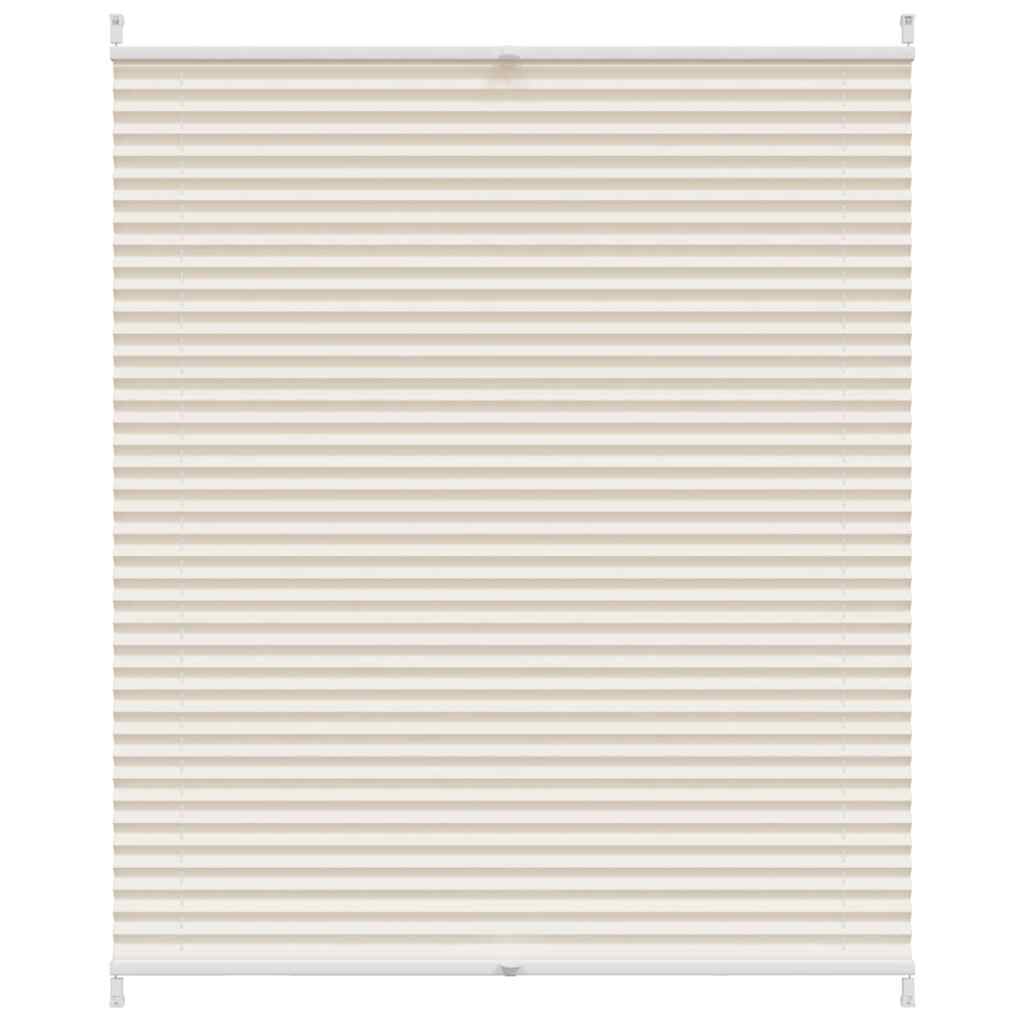 Plisseret blind 110x150 cm creme