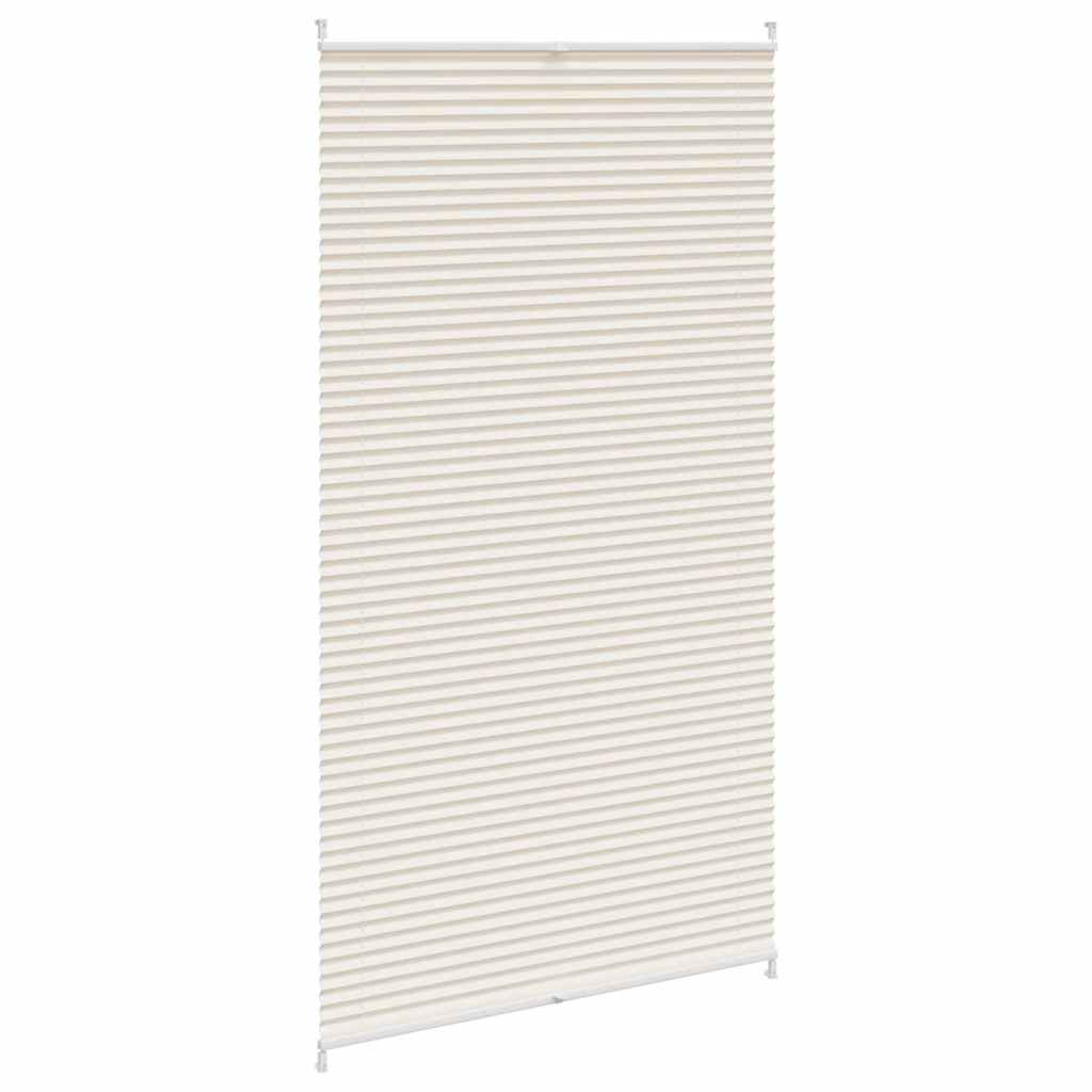 Plisseret blind 110x200 cm creme