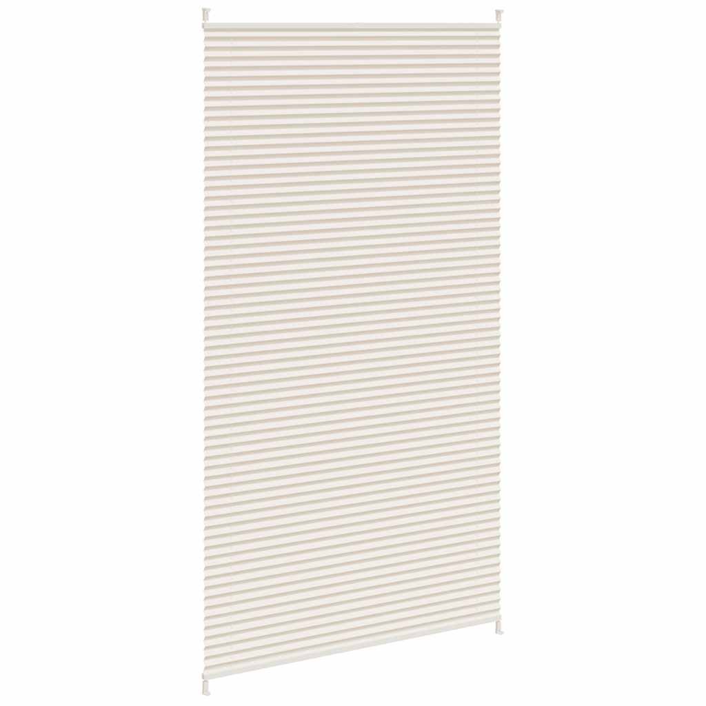 Plisseret blind 110x200 cm creme