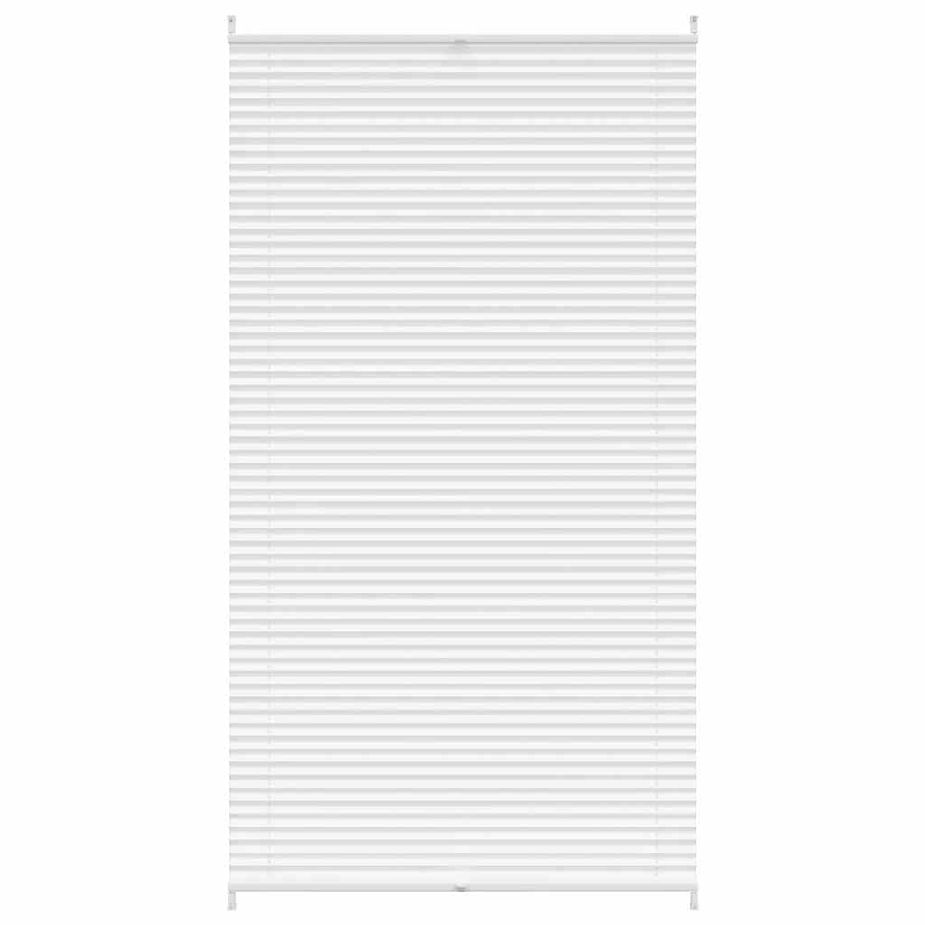 Plisseret blind 110x200 cm hvid
