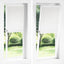 Plisseret blind 110x200 cm hvid