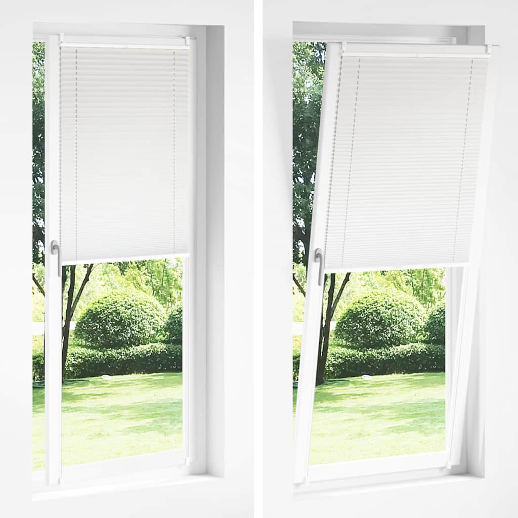 Plisseret blind 110x200 cm hvid