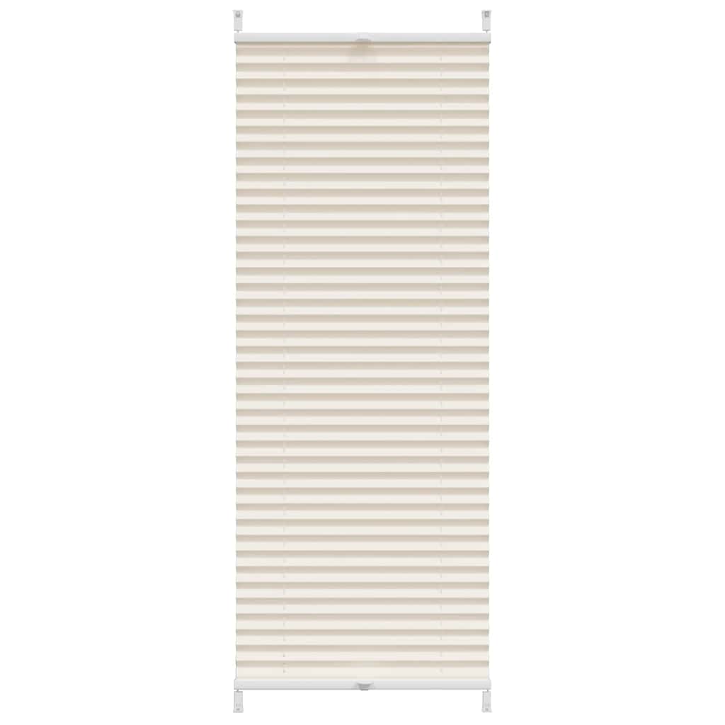 Plisseret blind 40x150 cm creme