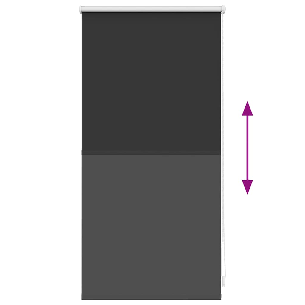 rullegardin mørklægning 44,4x100 cm stofbredde 40 cm sort