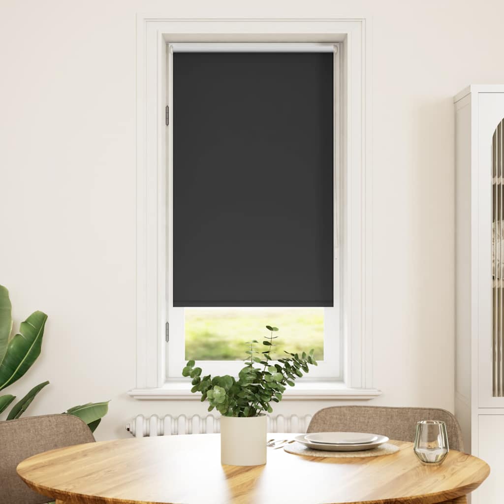 rullegardin mørklægning 44,4x100 cm stofbredde 40 cm sort