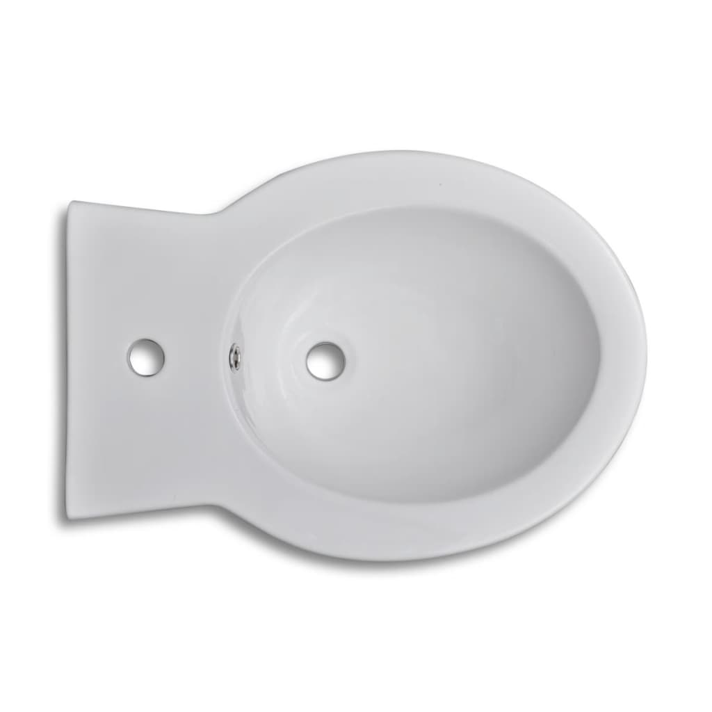bidet stående keramik hvid