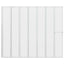 Bad Skærm 140 x 168 cm 7 Foldbare Paneler med håndklædeholder