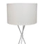 standerlampe med højt stativ hvid