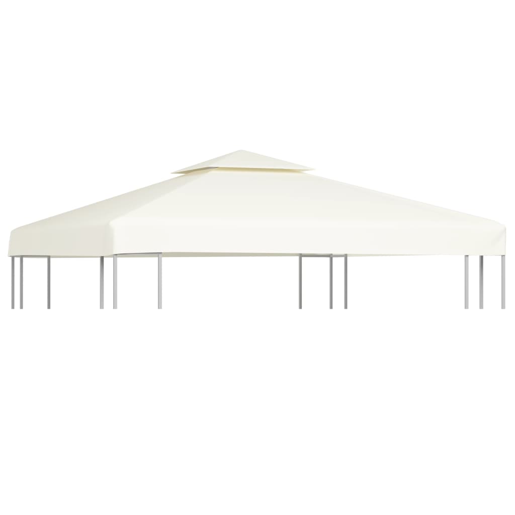 baldakin til pavillon 3x3 m 310 g/m² cremehvid