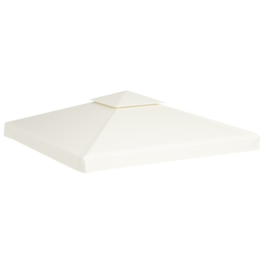 baldakin til pavillon 3x3 m 310 g/m² cremehvid