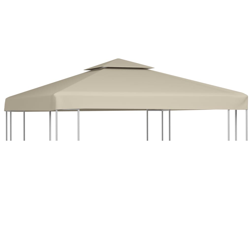 Baldakin Til Havepavillon 310 G/m² - Beige / 3 X 3 m