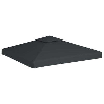 baldakin til havepavillon 3x3 m 310 g/m² mørkegrå