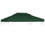 baldakin til havepavillon 3x4 m 310 g/m² grøn