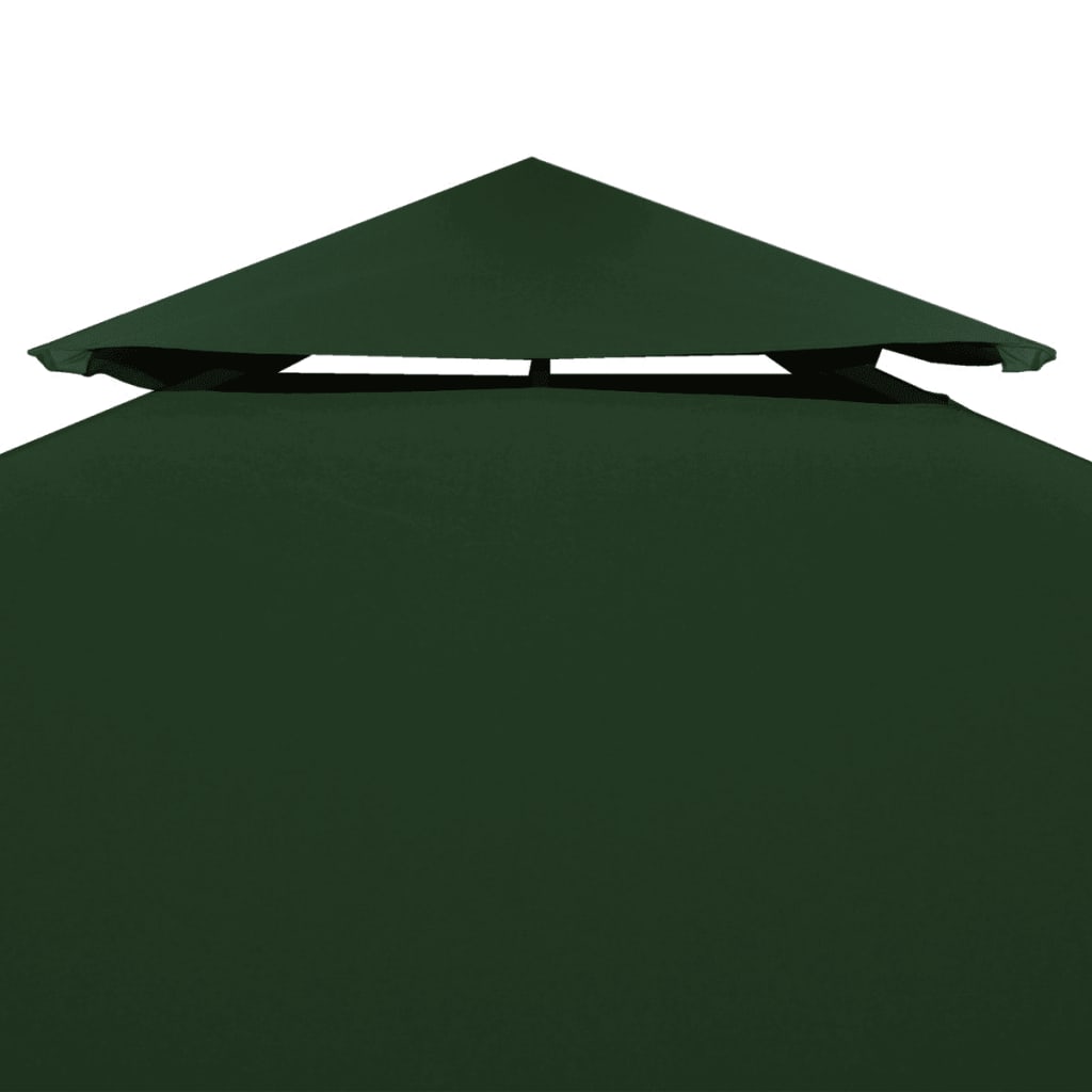 baldakin til havepavillon 3x4 m 310 g/m² grøn