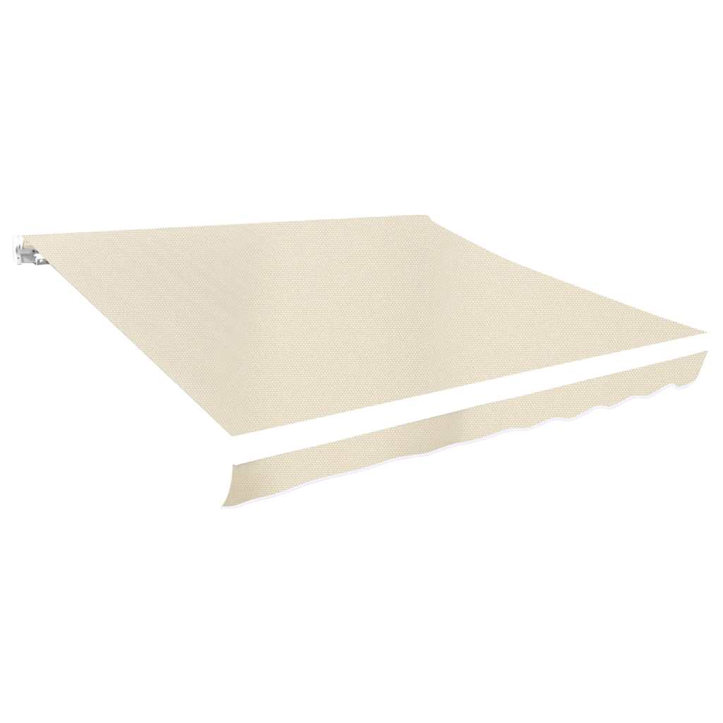 udskiftningsdug til markise 3x2,5 m polyester cremefarvet