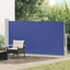 Sidemarkise til terrasse 160x300 cm blå