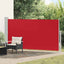 Sidemarkise til terrasse 160x300 cm rød