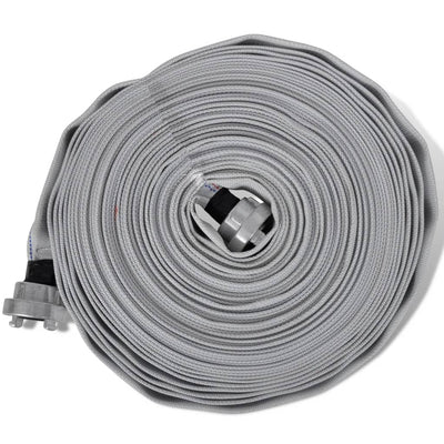 brandslange flad 20 m med D-Storz koblinger 1 tomme