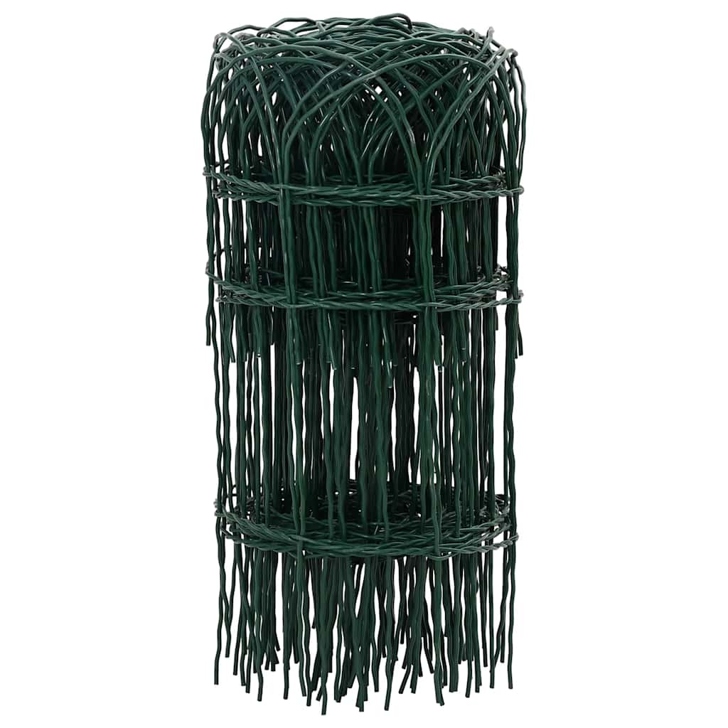 bedafgrænsning pulverlakeret jern 25 x 0,4 m