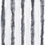 insektgardin grå og hvid 90 x 220 cm chenille