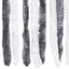insektgardin grå og hvid 100x220 cm chenille